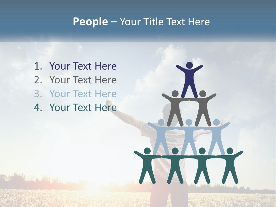 View Concept Light PowerPoint Template