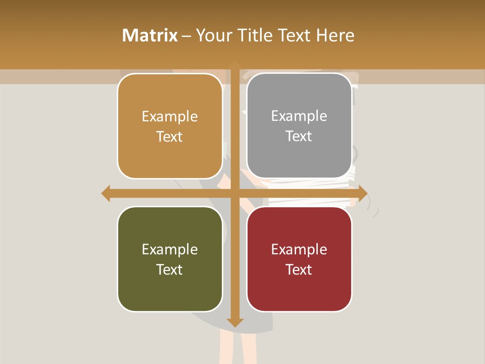 Shape Metropolis Grey PowerPoint Template