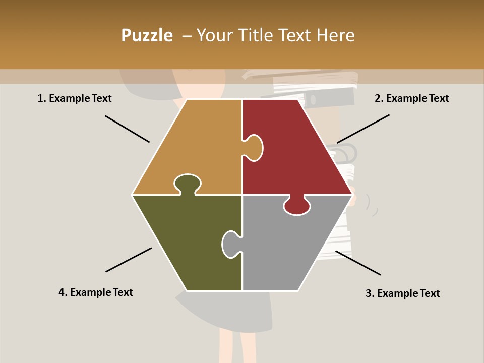 Shape Metropolis Grey PowerPoint Template