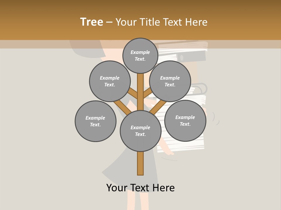 Shape Metropolis Grey PowerPoint Template