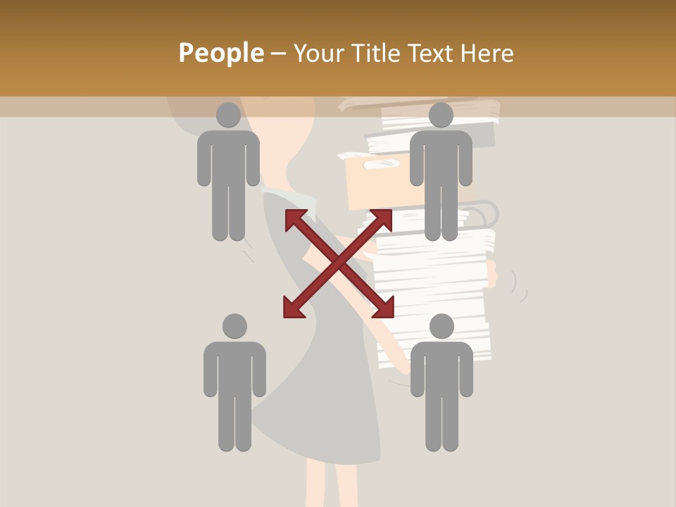 Shape Metropolis Grey PowerPoint Template