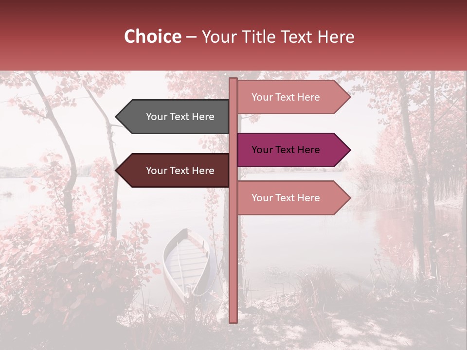 City Tall Shape PowerPoint Template