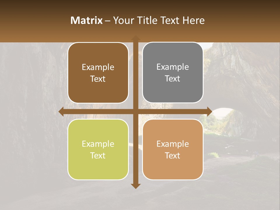Cityscape High Town PowerPoint Template