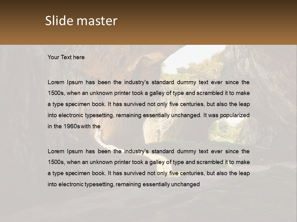 Cityscape High Town PowerPoint Template