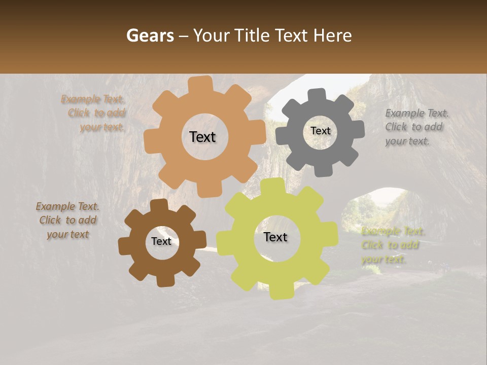 Cityscape High Town PowerPoint Template