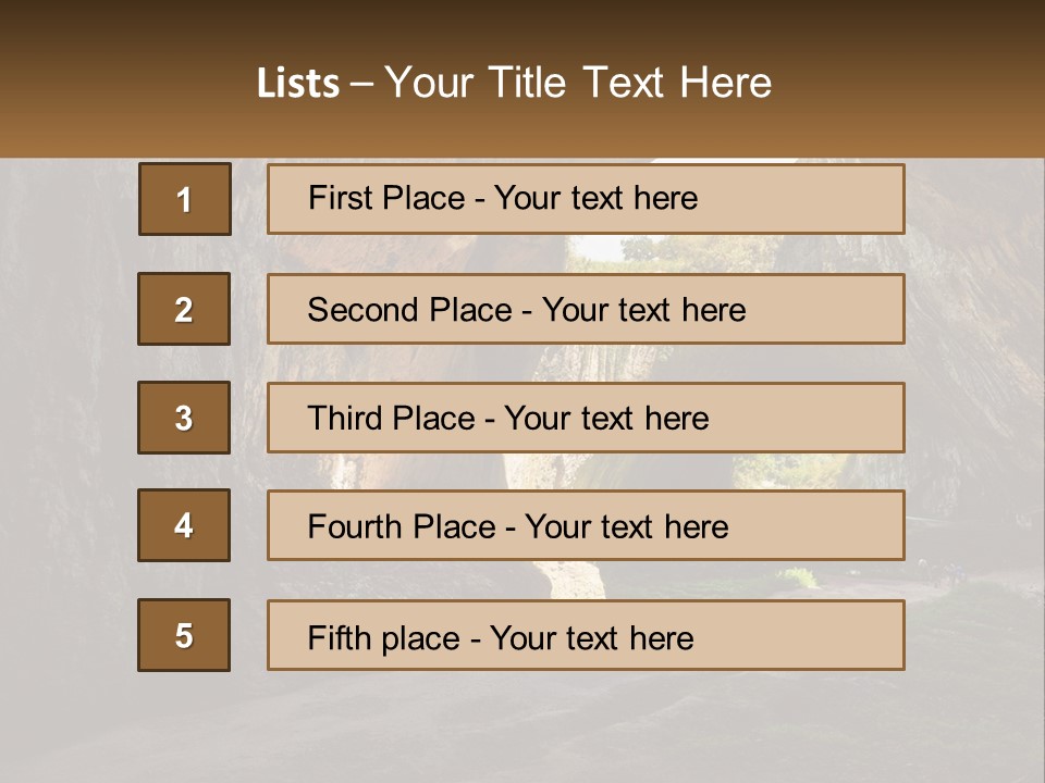 Cityscape High Town PowerPoint Template