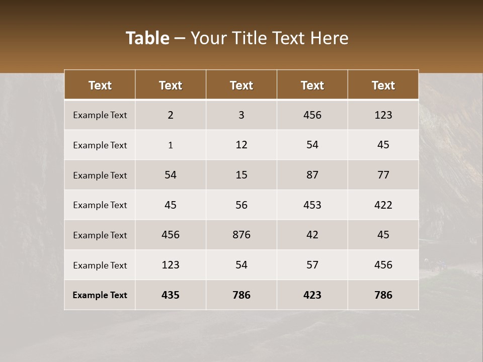 Cityscape High Town PowerPoint Template