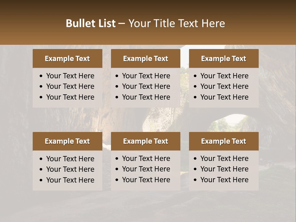 Cityscape High Town PowerPoint Template