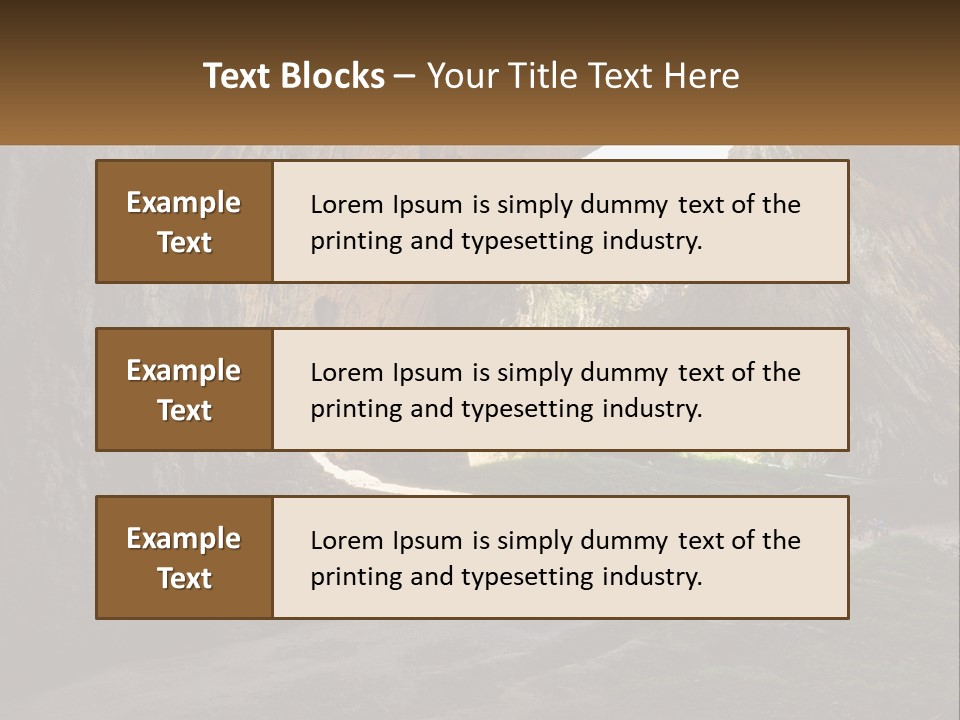 Cityscape High Town PowerPoint Template