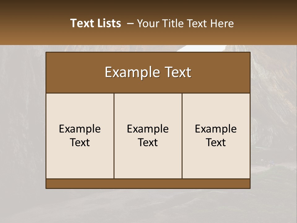 Cityscape High Town PowerPoint Template