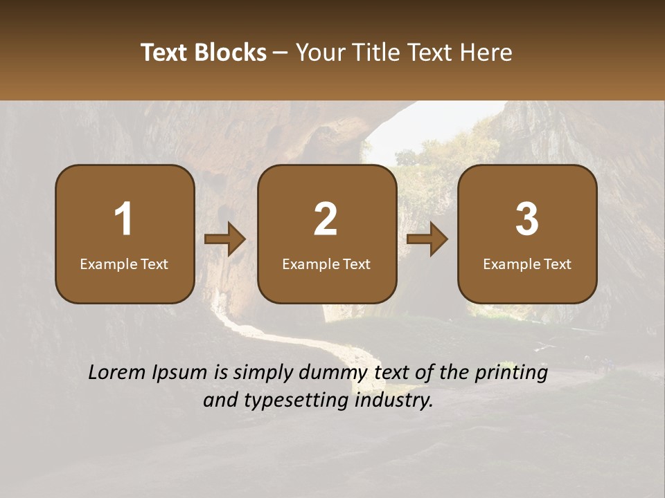 Cityscape High Town PowerPoint Template