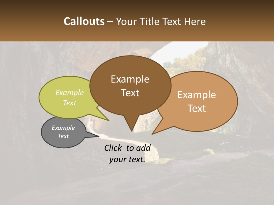 Cityscape High Town PowerPoint Template