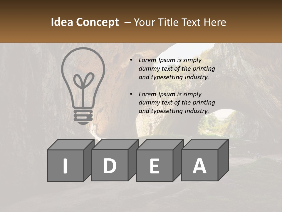 Cityscape High Town PowerPoint Template