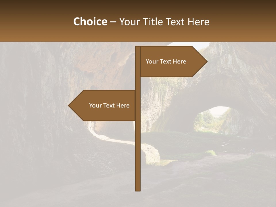 Cityscape High Town PowerPoint Template