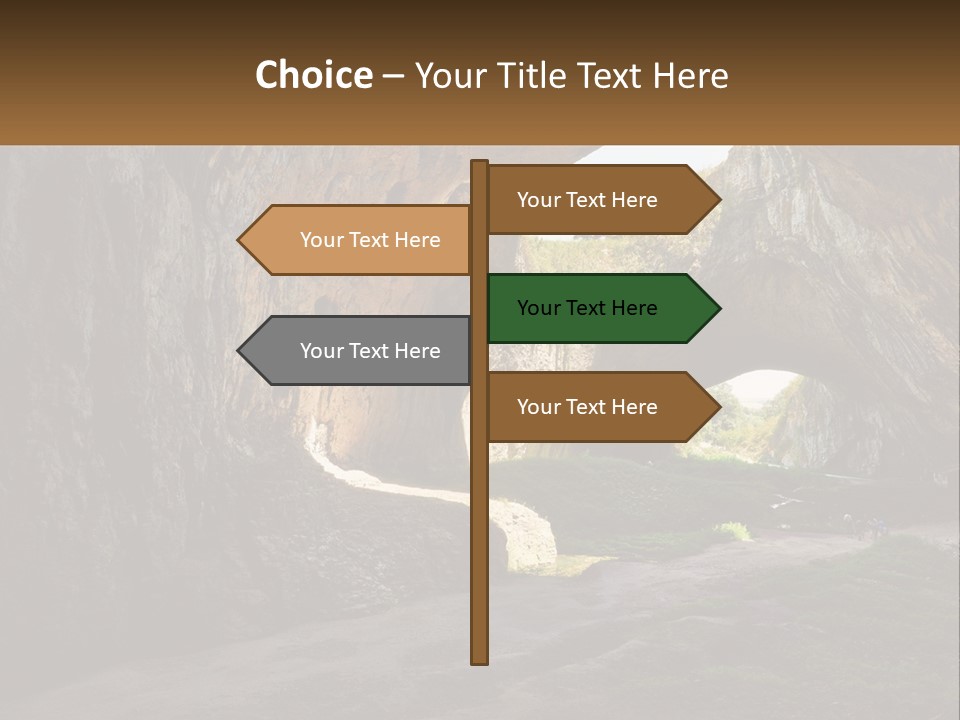 Cityscape High Town PowerPoint Template