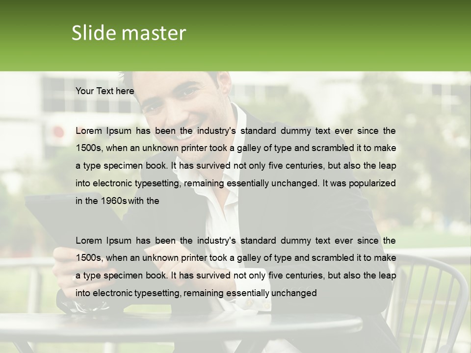 Big Architecture Earth PowerPoint Template