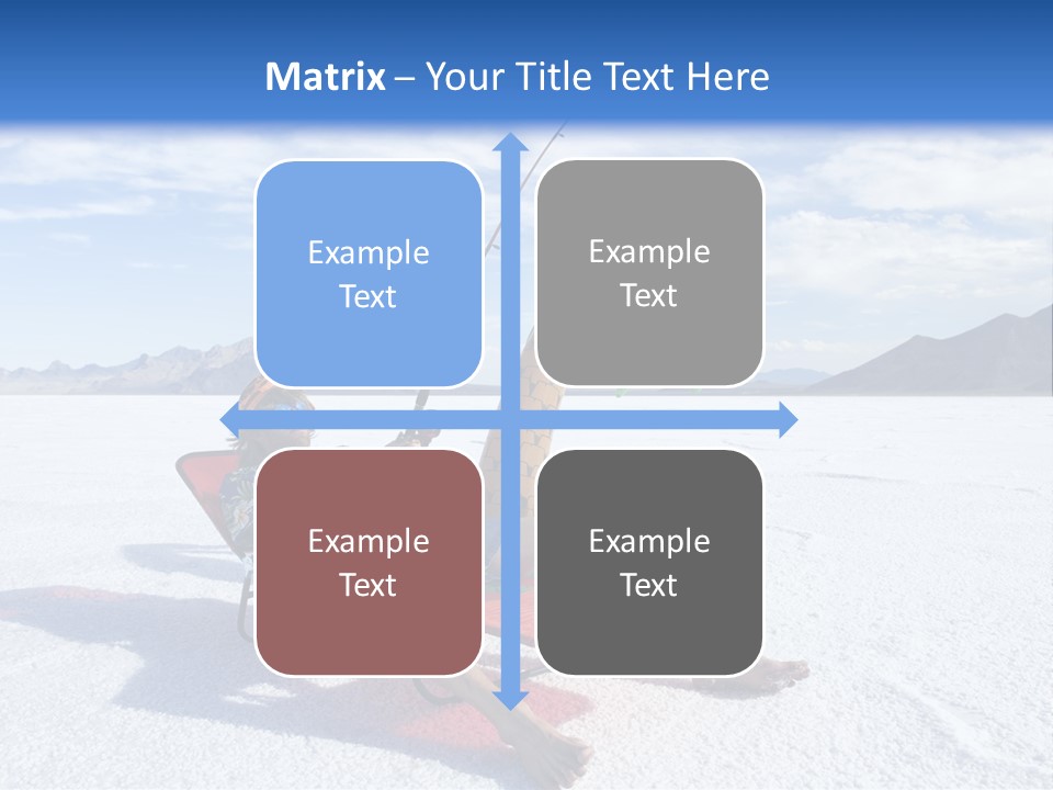 Cube View Architecture PowerPoint Template