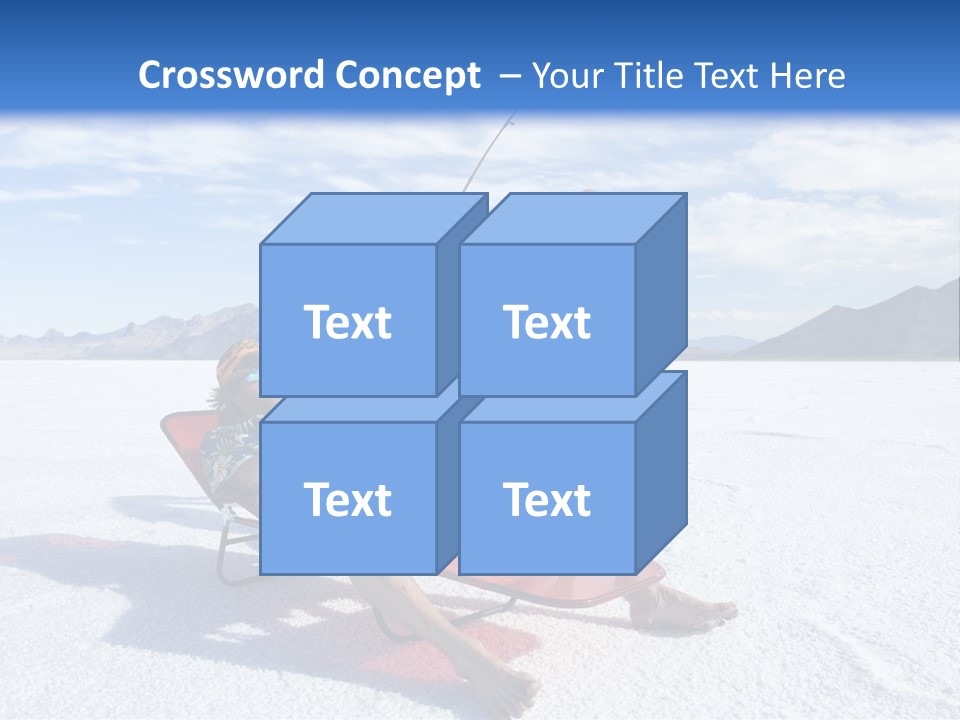 Cube View Architecture PowerPoint Template