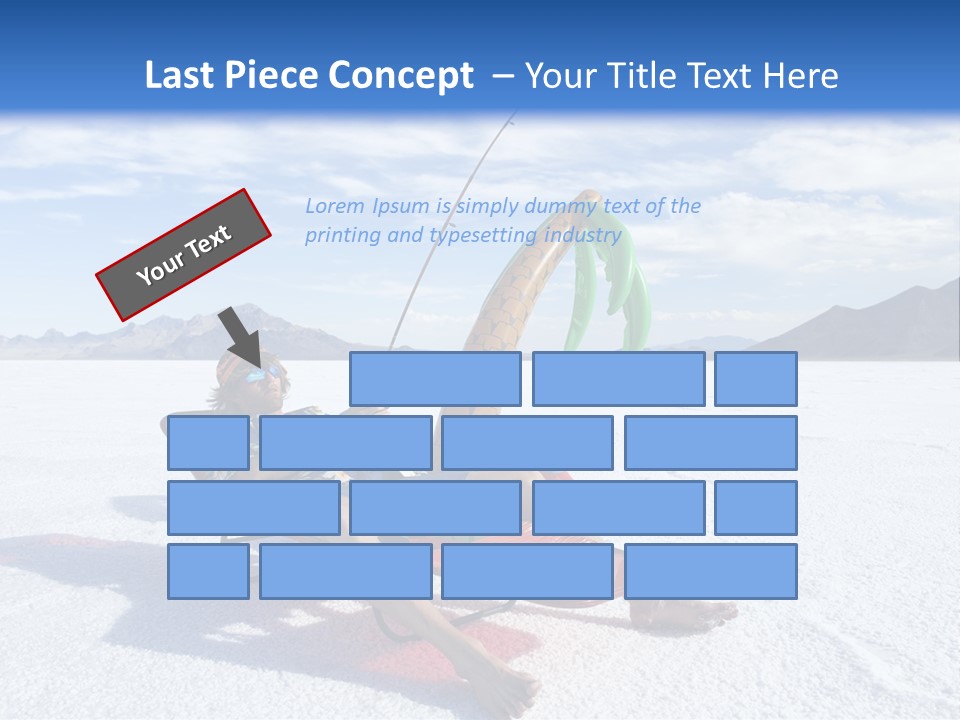 Cube View Architecture PowerPoint Template