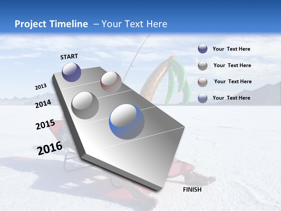 Cube View Architecture PowerPoint Template