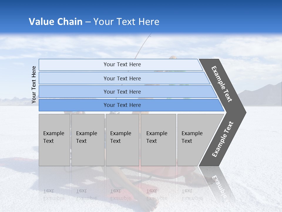 Cube View Architecture PowerPoint Template