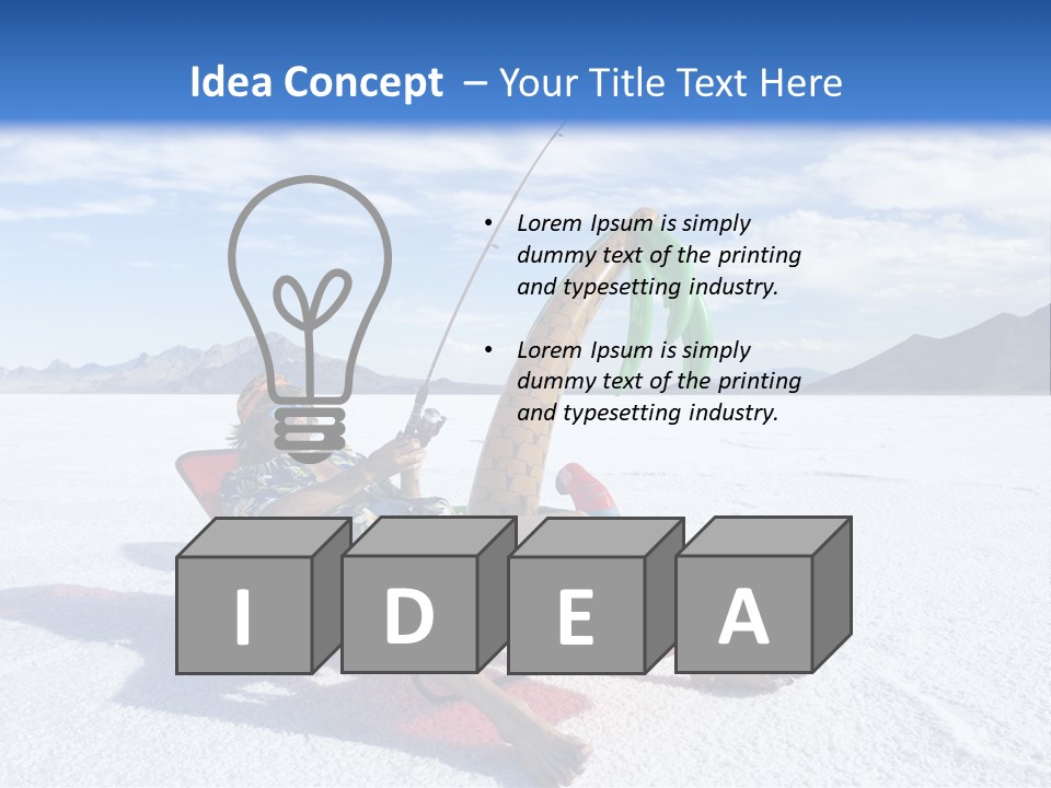 Cube View Architecture PowerPoint Template