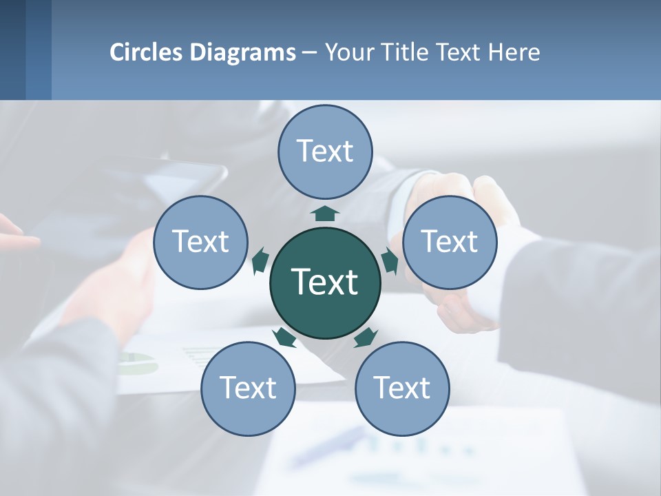 House Graphic Sphere PowerPoint Template