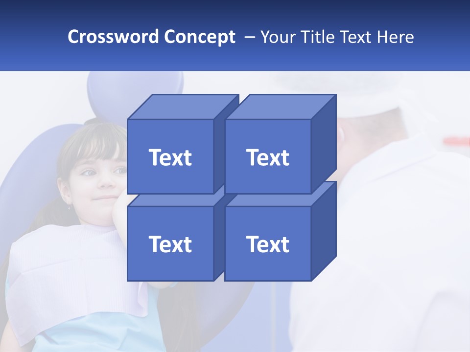 Town Shape Square PowerPoint Template