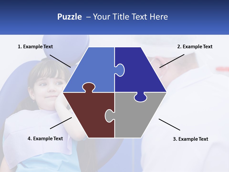Town Shape Square PowerPoint Template