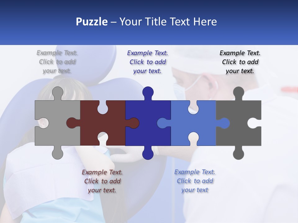 Town Shape Square PowerPoint Template