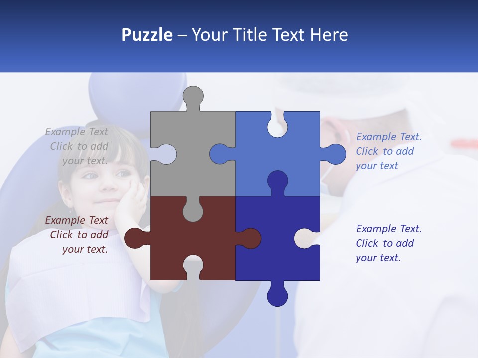 Town Shape Square PowerPoint Template