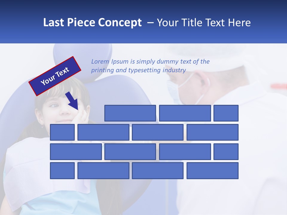 Town Shape Square PowerPoint Template