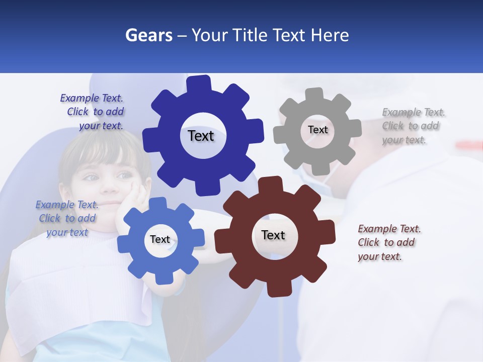 Town Shape Square PowerPoint Template