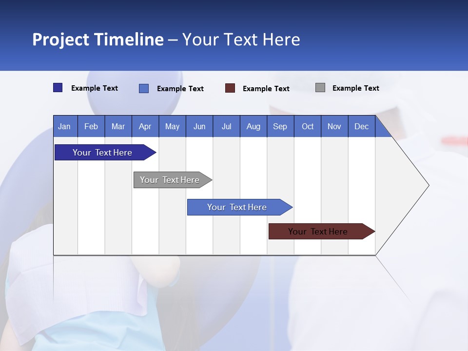 Town Shape Square PowerPoint Template