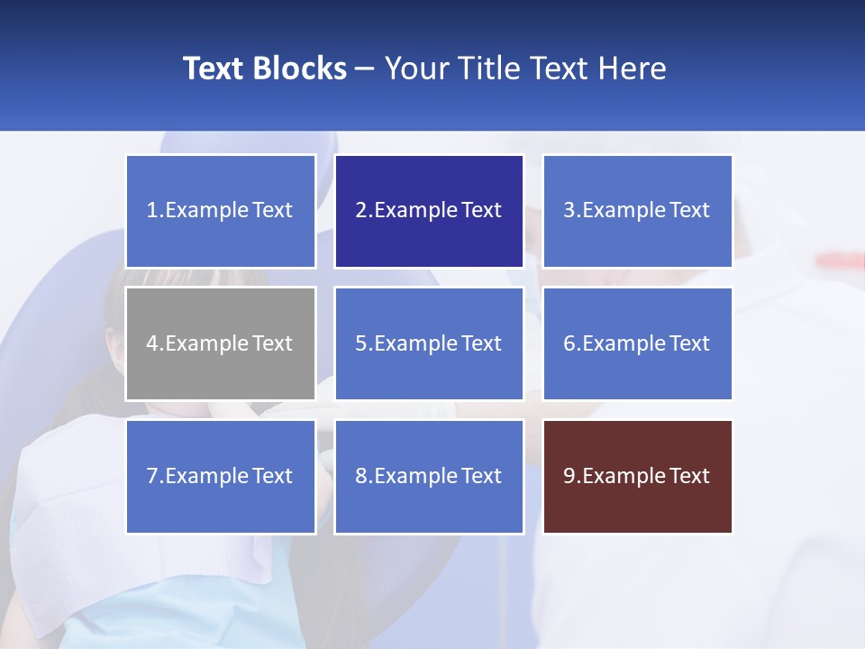 Town Shape Square PowerPoint Template