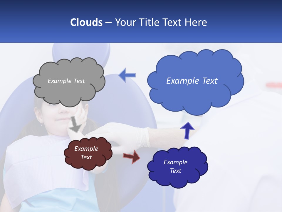 Town Shape Square PowerPoint Template