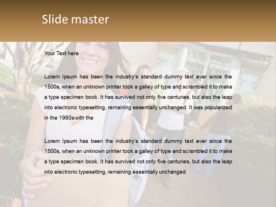 Architecture House Architect PowerPoint Template