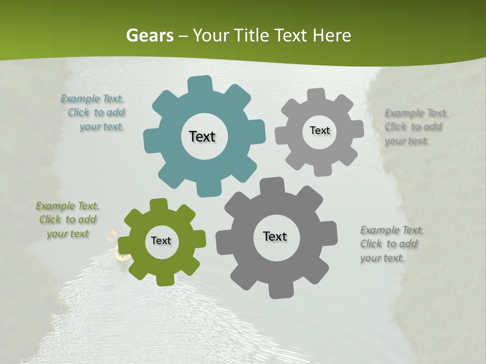 Downtown Planet City PowerPoint Template