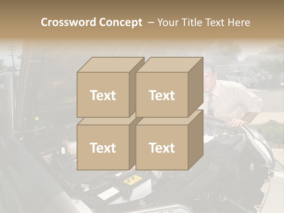 Modern Abstract Construction PowerPoint Template