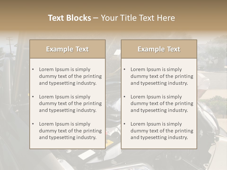 Modern Abstract Construction PowerPoint Template