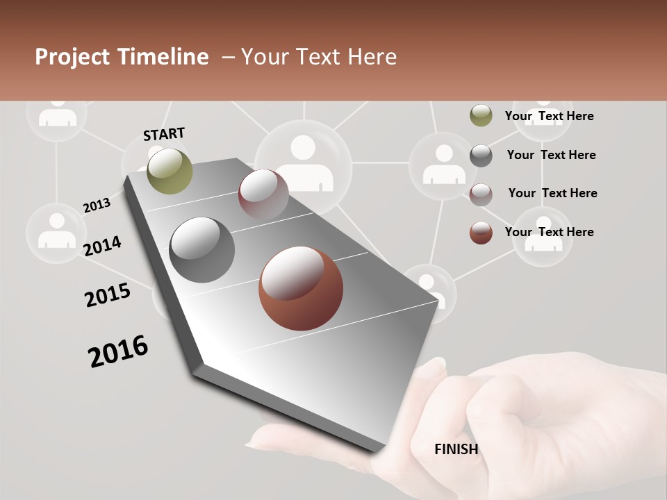 Big Global Sphere PowerPoint Template