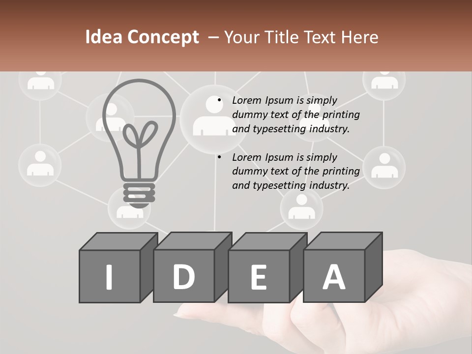 Big Global Sphere PowerPoint Template