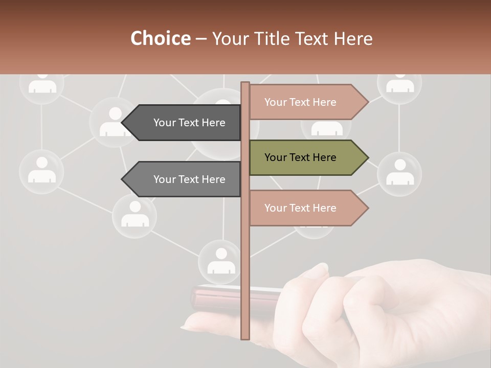 Big Global Sphere PowerPoint Template