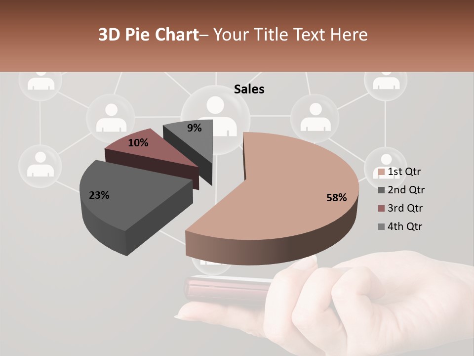 Big Global Sphere PowerPoint Template