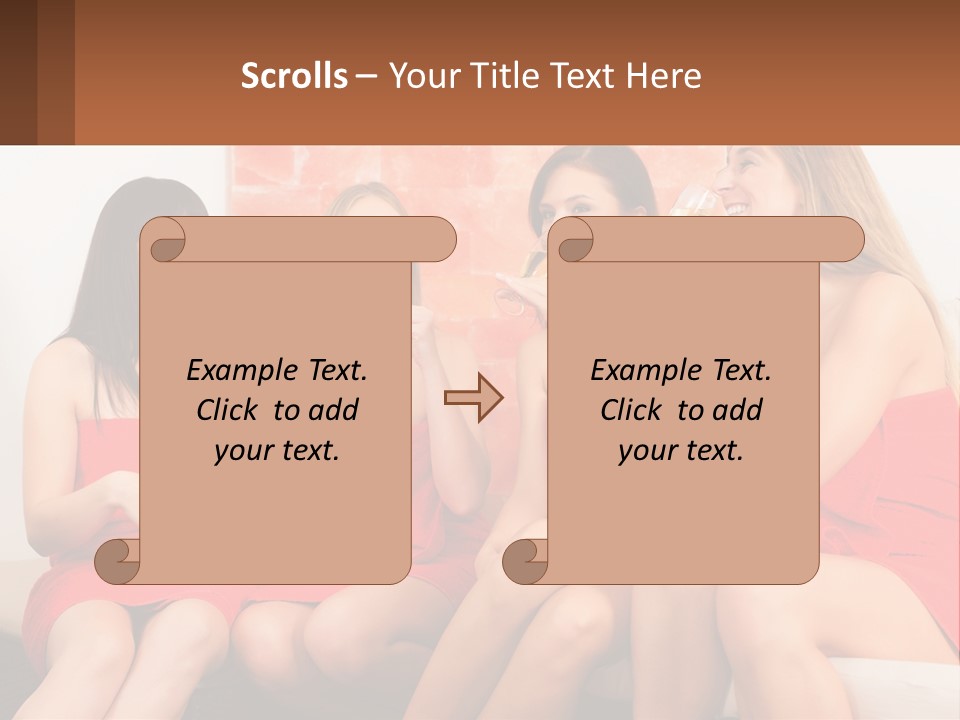 House Building Cityscape PowerPoint Template