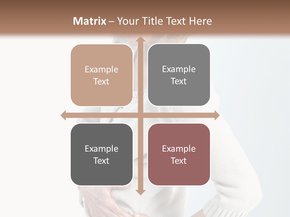 Grey Square City PowerPoint Template