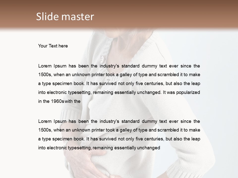 Grey Square City PowerPoint Template