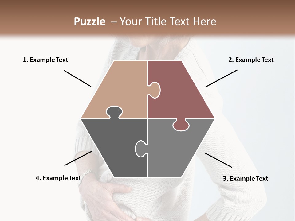 Grey Square City PowerPoint Template