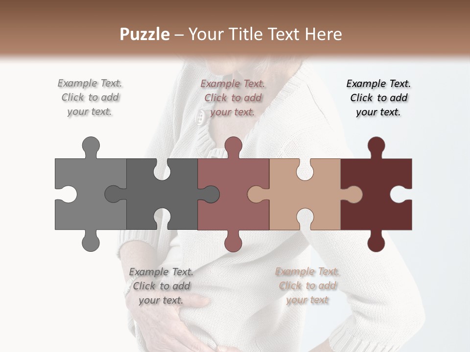 Grey Square City PowerPoint Template