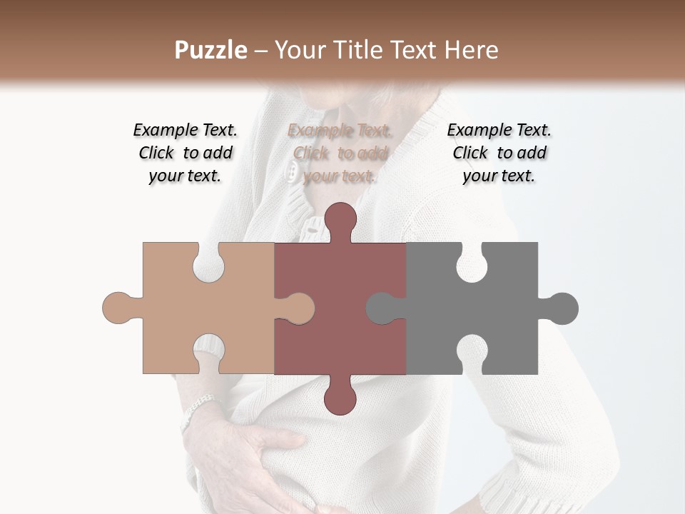 Grey Square City PowerPoint Template